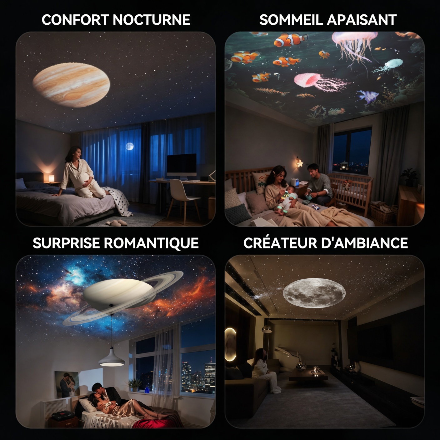 Projecteur Galaxie ambiance 3